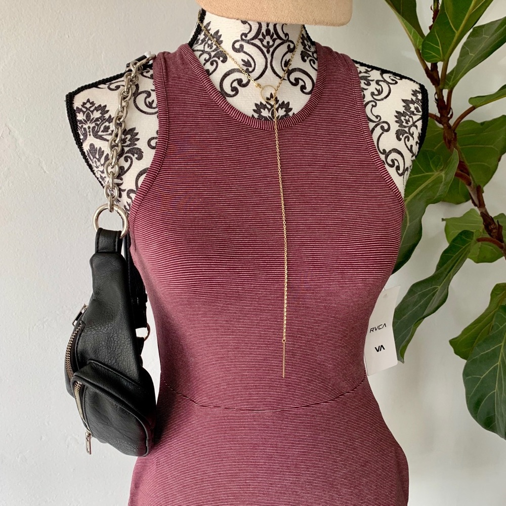 🔥🔥RVCA - MAGENTA FADE TANK JERSEY DRESS🔥🔥 - Picture 4 of 8